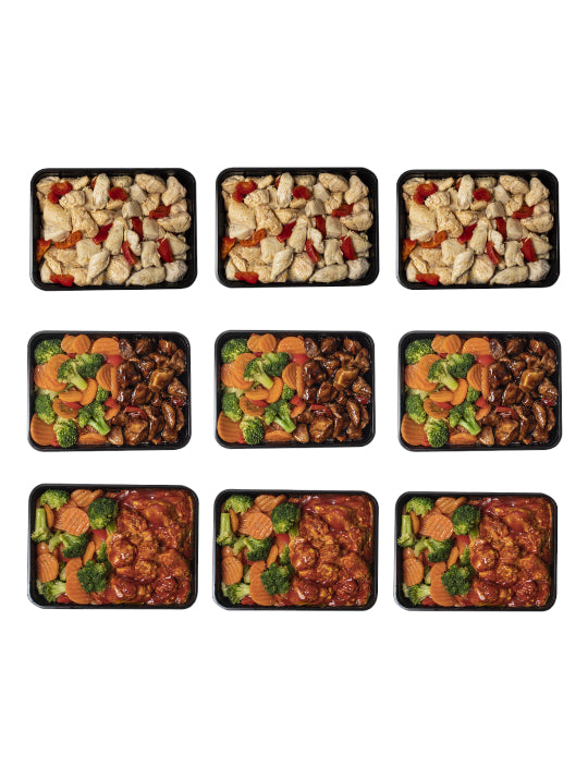 Low Carb | Kip en Groente | 9 meals | 3 smaken