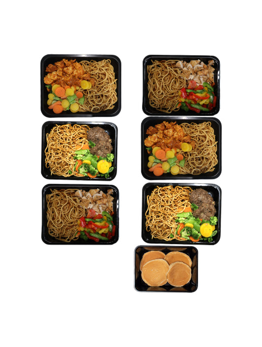 Bami en Noodles pakket | 6 meals | 3 smaken + Gratis Proteïne Pancakes