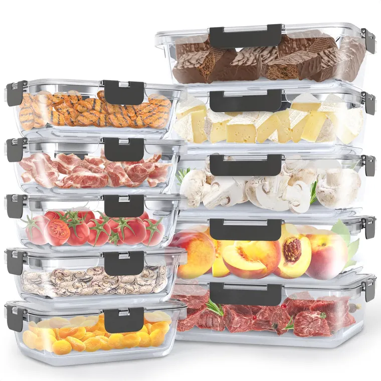 Glazen meal prep bakjes van Avalo